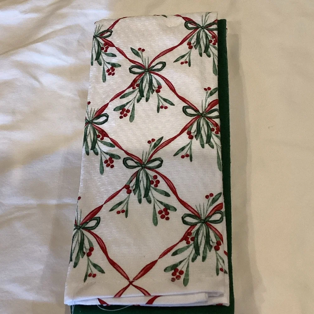 Martha Stewart Christmas Kitchen Towels - Set of 3